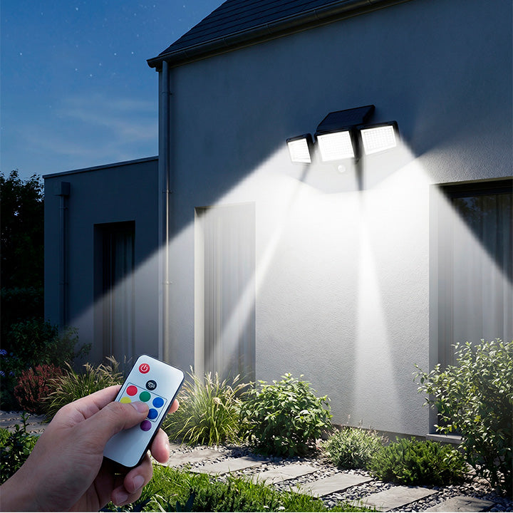 Solara™ — Projecteur Solaire Extérieur 2500 Lumens