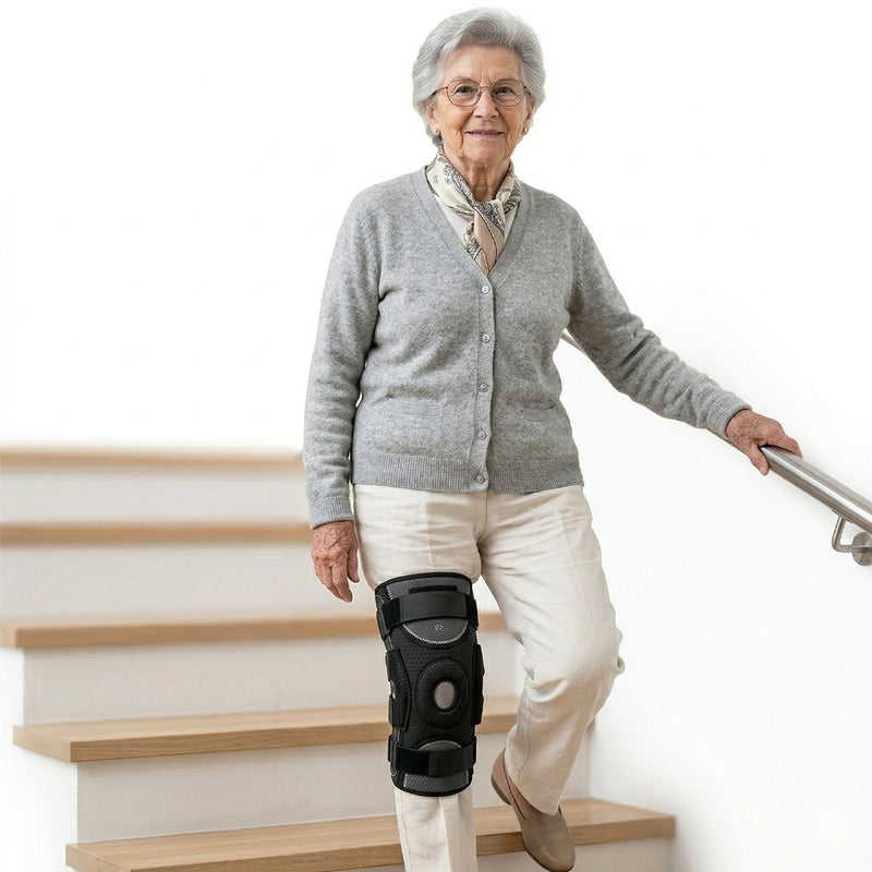 Chaque escalier, chaque pas — votre genou vous le rappelle (Cópia)