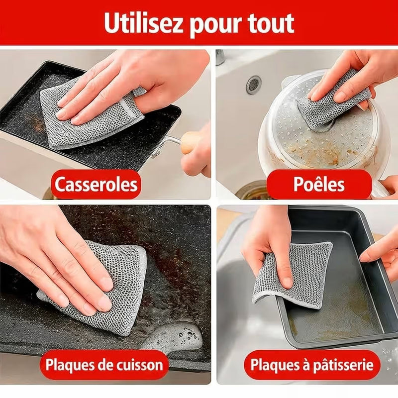 Brillex® — Chiffon Inox Anti-Bactéries